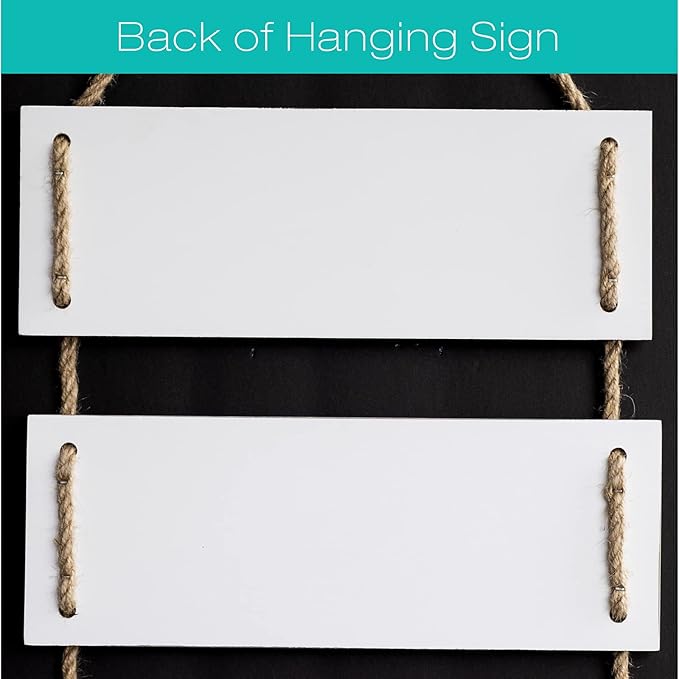 EXCELLO GLOBAL PRODUCTS Large Hanging Wall Sign: Rustic Wooden Decor (Home, Family, Love, Laugh, Live, Happiness) Hanging Wood Wall Decoration (11.75" x 32")-Ruum Studio Home