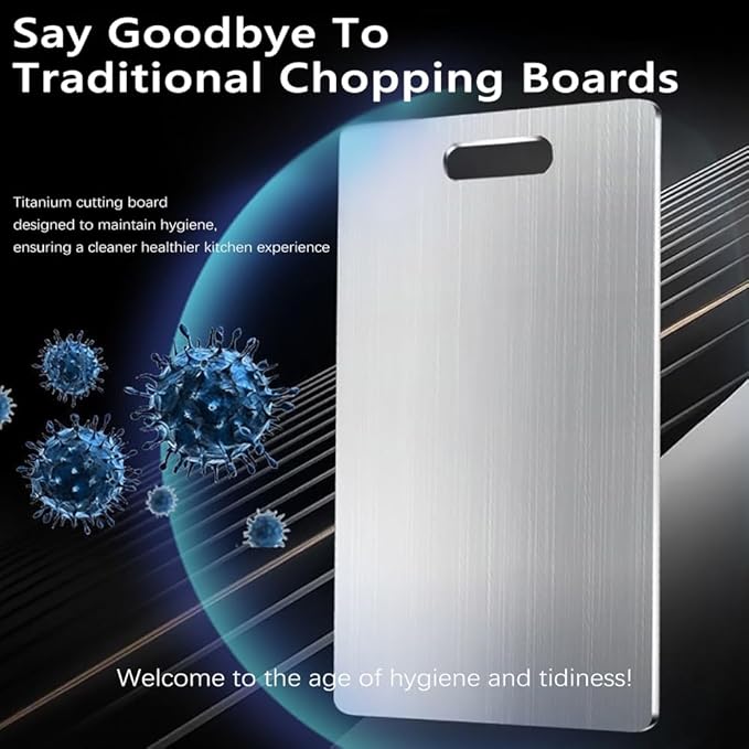 3 pack Titanium Cutting Boards for Kitchen -Titanium Cutting Board Double Sided Titanium Cutting Mat,Non Stick Chopping Board-Ruum Studio Home