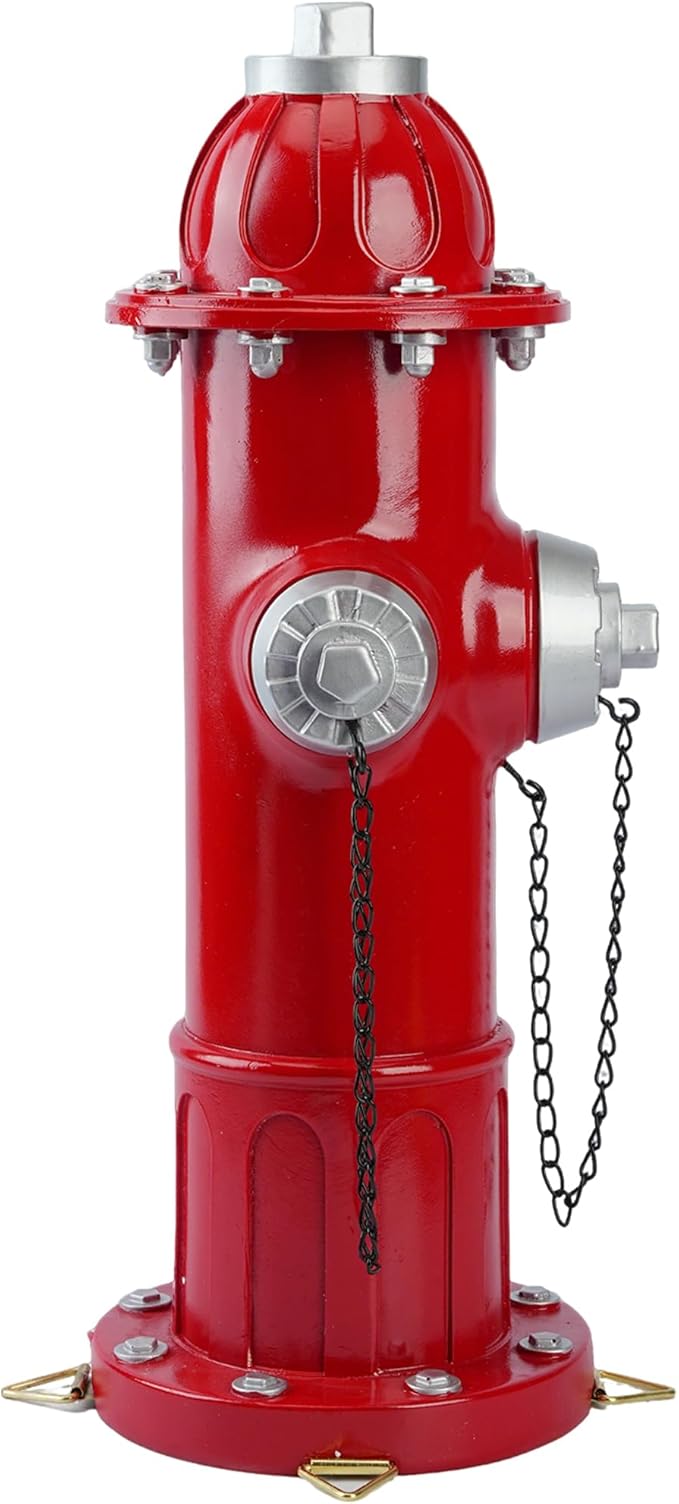 Elenon Garden Fire Hydrant Outdoor Statue Decorative for Dog to Peed on, 14.5" Fire Hydrant Puppy Pee Training Post, Gadrden Yard Lawn Backyard Ornament Decoration Firefighter Gifts for Men-Ruum Studio Home