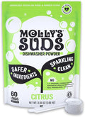 Molly's Suds Dishwasher Powder | Clean Dishwasher Detergent, Cuts Grease & Rinses Clean (Residue-Free) for Sparkling Dishes | 60 Loads (Citrus)-Ruum Studio Home
