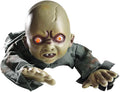 AW Halloween Animated Decoration Crawling Baby Zombie Scary Sound Sensor Activated Ghost Baby Doll Haunted House Flashing Eyes Party Outdoor Decor 2025-Ruum Studio Home