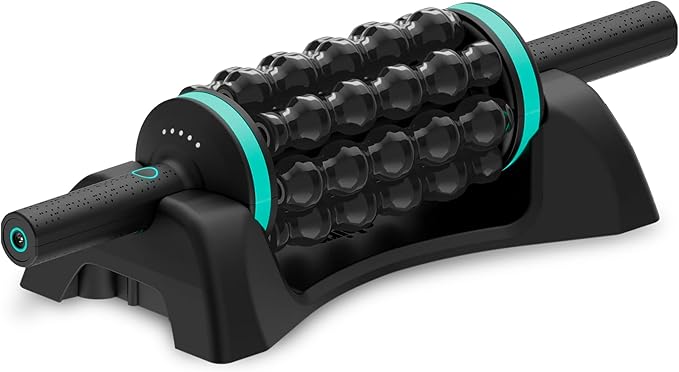 Chirp RPM Rolling Percussive Massager – Deep Tissue Muscle Massager and Back Roller with Hands-Free Base, Rechargeable Leg Massager Roller, 5-Speed Massage Roller Stick for Legs, Foot & Calf Massager-Ruum Studio Home