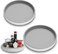 2 Pack 10 Inch Non-Skid Lazy Susan Turntable Organizers - Spinning Rack for Pantry Organization and Storage, Kitchen, Cabinet, Fridge, Bathroom Vanity, Countertop, Under Sink Organizing, Spice Rack-Ruum Studio Home