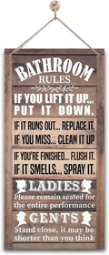 Rustic Bathroom Decor, Western Bathrooms Decors, Funny Bathroom Signs Wall Decor, Country Bathrooms Decors-Ruum Studio Home