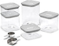 Caraway 14-Piece Glass Airtight Food Storage Containers with Lids – Non-Toxic, BPA-Free Kitchen Storage Containers – Stackable, Space-Saving Airtight Containers for Dry Goods and More - Gray-Ruum Studio Home