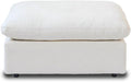 JACH Modular Ottoman Seater for Living Room, Cushion Covers Removable, Minimalist Comfy Footstool, Breathable Ottoman for Living Room Apartment (White)-Ruum Studio Home