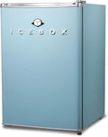 IBCR25SLT Compact, Energy Star Certified Small, Single Door Mini Fridge with Freezer Refrigerator, Large (2.5 cu ft), Slate Blue-Ruum Studio Home