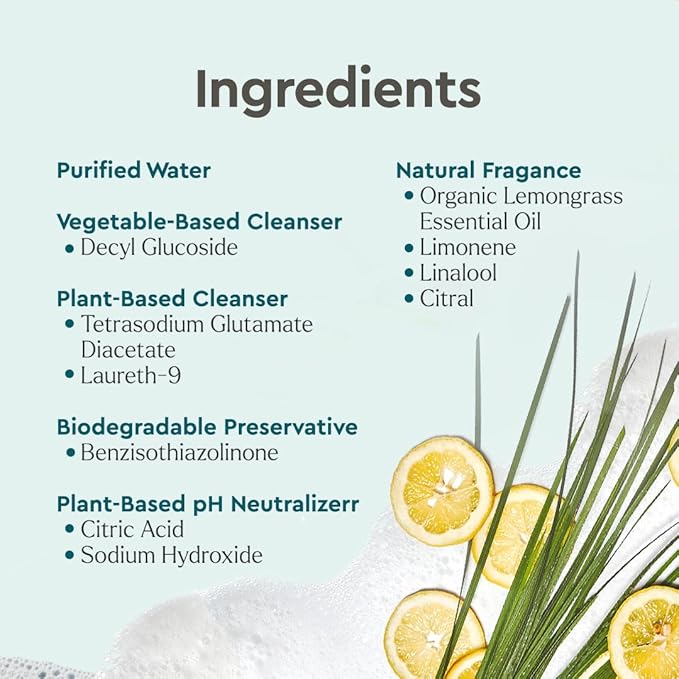 Puracy Multi-Surface Cleaner Concentrate - Plant-Powered Everyday Surface Cleaner - Natural All Purpose Cleaning Solution As Seen on TikTok (Organic Lemongrass, 16 fl oz)-Ruum Studio Home