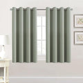 H.VERSAILTEX Premium Blackout Thermal Insulated Room Darkening Curtains for Bedroom/Living Room - Classic Grommet Top (2 Panels, Light Sage, 52 Inch by 54 Inch)-Ruum Studio Home