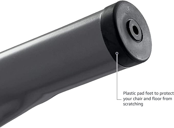 Amazon Basics Metal Dining Chairs, 4 Count, Dark Grey, 20.1 x 17.1 x 33.5 inches-Ruum Studio Home