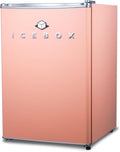 IBCR25BLS Compact, Energy Star Certified Small, Single Door Mini Fridge with Freezer Refrigerator, Large (2.5 cu ft), Blush Red-Ruum Studio Home