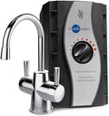 InSinkErator Stainless Steel Tank, HC250C-SS HOT250 System, 2-Handle Drinking Faucet in Chrome with 2/3-Gallon, Filter-Compatible Instant Hot/Cold Water Dispenser-Ruum Studio Home