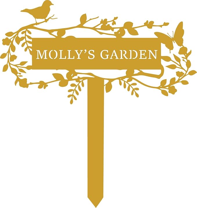 Customized Bird Names Garden Metal Stake Sign, Patio & Lawn Decor-Ruum Studio Home