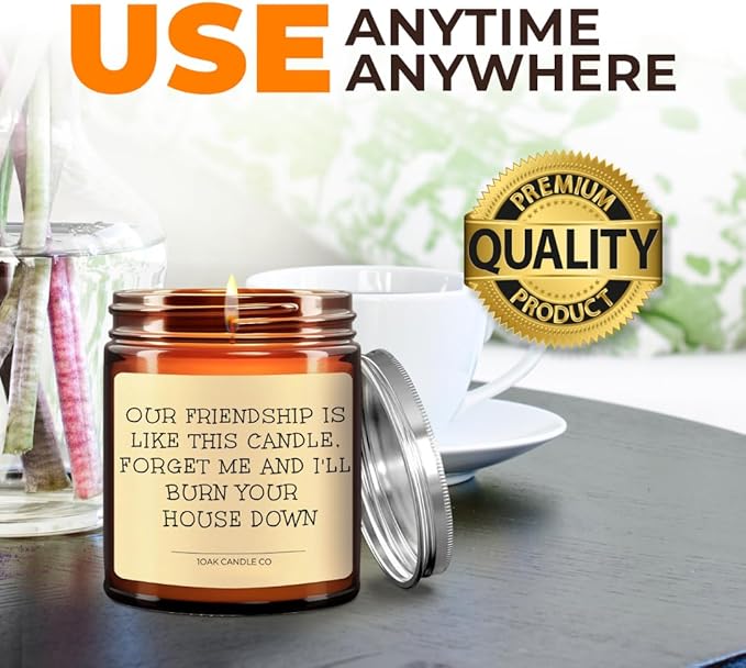 1OAK Vanilla Candle - Best Friend Candle for Women - Friendship, Christmas & BFF Gifts-Ruum Studio Home
