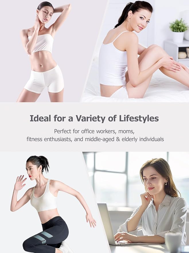 Lymphatic Drainage Massager & Anti Cellulite Massage Tool, Helps Reduce Stretch Marks & Cellulite, for Legs, Arms & Belly, Body Sculpting Machine with Microcurrent, Light, Heat & Vibration-Ruum Studio Home