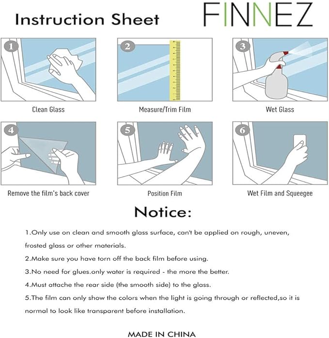 Finnez Frosted Window Film Non-Adhesive, Frosting Privacy Film for Glass Windows, Self Static-Cling Decorative Window Cling for Home Office UV Protection Cross Pattern 17.5 x 78.7 inches-Ruum Studio Home