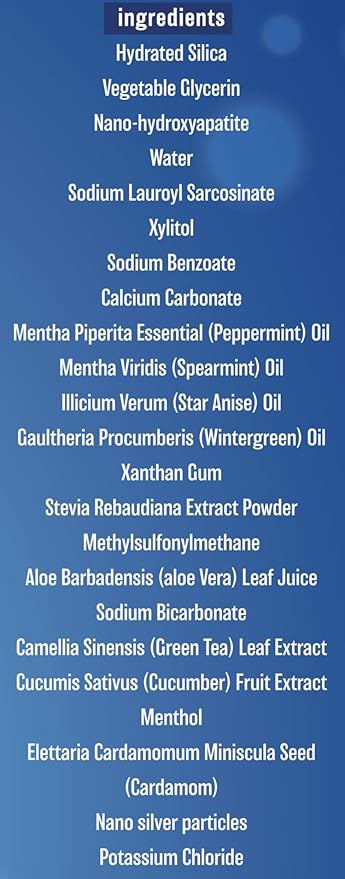 10% Nano Hydroxyapatite Toothpaste (Fluoride Free), with Nano Silver, Natural, Remineralizing, Whitening, Sensitive Teeth, SLS Free, Xylitol Nano-Hydroxyapatite Toothpaste for All Ages, 3.5 oz-Ruum Studio Home