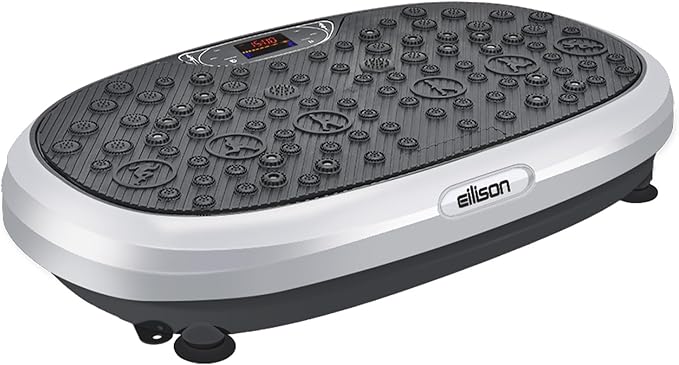 EILISON FitMax 3D XL Vibration Plate Exercise Machine - Whole Body Workout Vibration Platform w/Loop Bands - Lymphatic Drainage Machine for Weight Loss, Shaping, Wellness, Recovery-Ruum Studio Home
