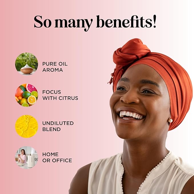 Uplift Aromatherapy Essential Oil Blend - Happy Essential Oil Blend of Calming Essential Oils for Diffusers for Home and Travel with Citrus Essential Oils and Pure Aromatherapy Oils for Diffusers 2oz-Ruum Studio Home