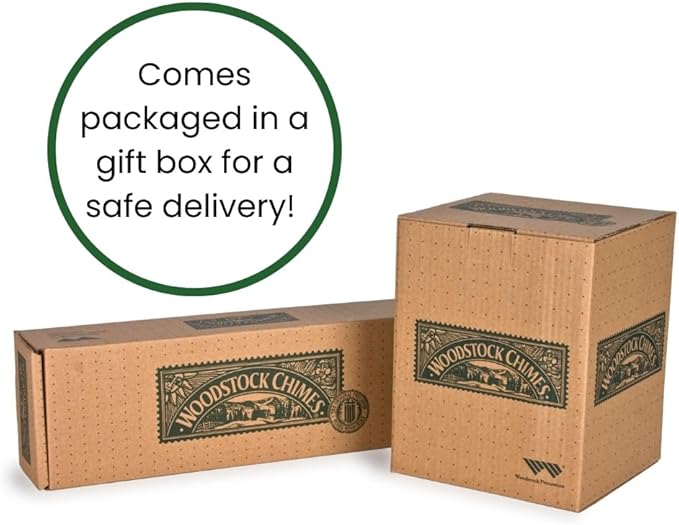 Woodstock Wind Chimes for Outside, Garden, Patio, Porch and Outdoor Decor (32") Pachelbel Canon Chime Bronze Wind Chime Gifts (PCCB)-Ruum Studio Home