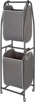 Neatfreak - 2 Tier Laundry Sorter - Laundry Hamper With Wheels & 2 x Laundry Basket Tote Bags For Dirty Clothes, Towels, Blankets, Bathroom Storage & Laundry Room Organization-Ruum Studio Home