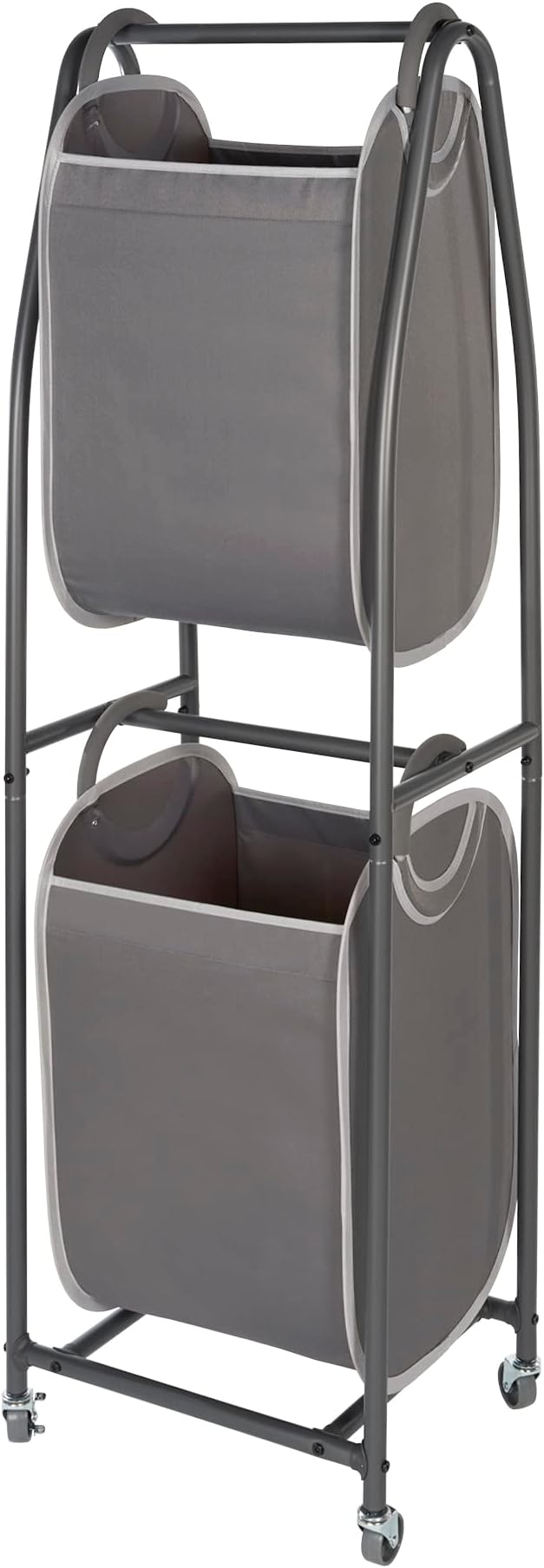 Neatfreak - 2 Tier Laundry Sorter - Laundry Hamper With Wheels & 2 x Laundry Basket Tote Bags For Dirty Clothes, Towels, Blankets, Bathroom Storage & Laundry Room Organization-Ruum Studio Home