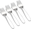VANRA Premium 18/8 Stainless Steel Children's Cutlery - 5.8-inch Kids Dinner Forks, 4 Pieces Silverware Flatware Utensil Set for Home & School-Ruum Studio Home