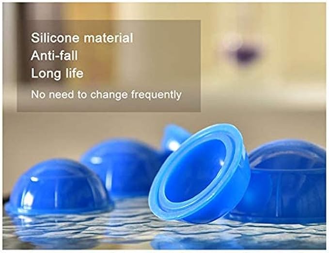 12 Pcs Silicone Massage Cupping Set Vacuum Cupping Acupuncture Cupping Therapy Set Professional Body Massage Cup Set Vacuum Massage Cupping for Pain Relief Muscle Relaxation,Pack of 12-Ruum Studio Home