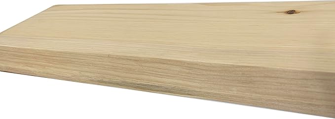 Joel's Antiques 24 Inch Floating Shelves for Wall - 24x6x2 in - Unfinished Wood Shelf Design, Wooden Wall Shelves for Bedroom, Bathroom, Kitchen and Living Room - Display and Store Your Décor at Home-Ruum Studio Home