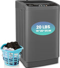 Nictemaw Portable Washing Machine, 20Lbs Capacity Full-Automatic Portable Washer Machine, 2.8Cu.ft Washer and Dryer Combo with with Drain Pump, 10 Programs 8 Water Levels for Apartment, Dorms, RV-Ruum Studio Home