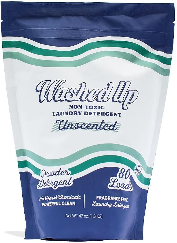Unscented Laundry Detergent Powder | Fragrance-Free | Safe for Sensitive Groups | Powerful Clean | Plant & Mineral-Based | Made in USA-Ruum Studio Home