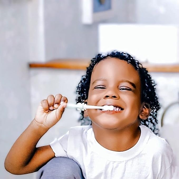 ROARex Vegan Eco Friendly All Natural Kids Toothbrush Made from Plants – Sweet Baby Giraffe | 100% Biodegradable and Compostable | 1% for The Planet Product-Ruum Studio Home