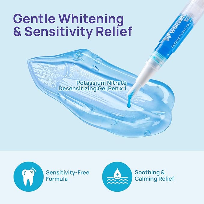 Whitebite Pro Teeth Whitening Kit for Sensitive Teeth – LED Light + 35% Carbamide Peroxide Gel + Remineralizing Gel | Dental-Grade Results at Home-Ruum Studio Home