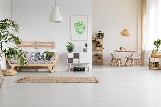 Artificial Plants Potted Real Looking Small Faux Plant with Rustic Black Cement Planter for Kitchen Office Desk Bookshelf Decor (Eucalyptus Plant)-Ruum Studio Home