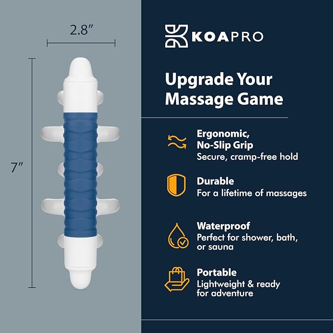 KOAPRO Fascia Massage Tool Blaster for Cellulite, Muscle Knots, Trigger Points - All-in-One Full Body Myofascial Release Tool, Facia Blaster, Targeted Tension Relief, Effective Back and Neck Massager-Ruum Studio Home