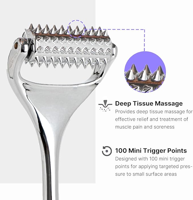 Massage Roller, Acupuncture Roller for Muscle Pain Relief, Acupressure Massager - Deep Tissue Massage Tool for Hand, Foot, Neck, Arms, Thighs-Ruum Studio Home