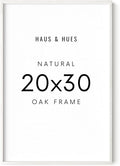 HAUS AND HUES 20 x 30 Frame -20 By 30 Picture Frame, 20x30 Poster Frame Wood, Big 20 Inch x 30 Inch Frame, Natural 30x20 Picture Frame, 20 x 30 Picture Frame (20x30 White Frame)-Ruum Studio Home