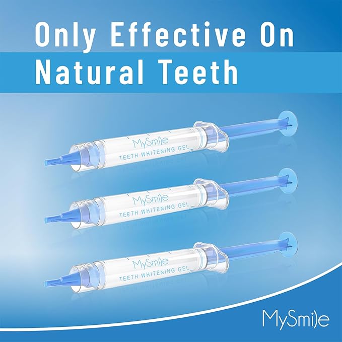 MySmile Teeth Whitening Kit with LED Light, 10 Min Non-Sensitive Fast Teeth Whitener with 3 Carbamide Peroxide Whitening Gel, Helps to Remove Stains from Coffee, Smoking, Wines, Soda, Food-Ruum Studio Home
