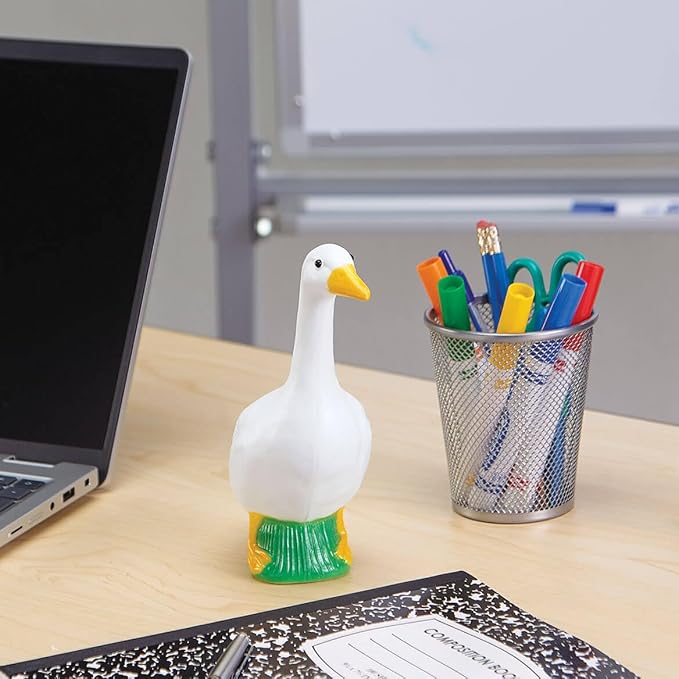 Fox Valley Traders Gaggleville Desktop Goose 7" H Statue-Ruum Studio Home