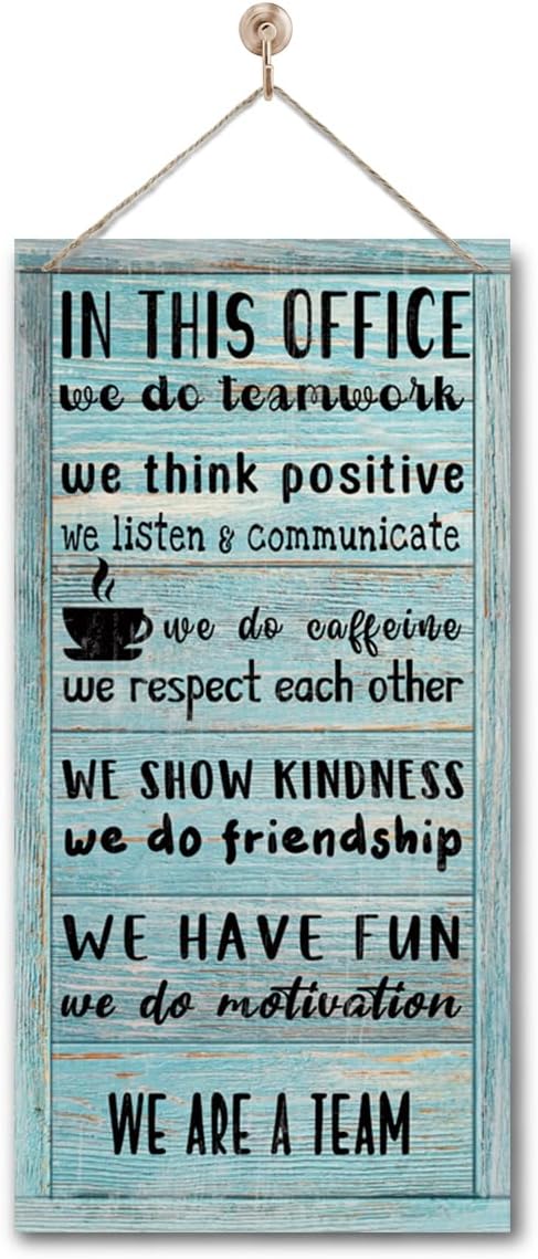 We Are A Team Office Signs Decor - Motivational Quotes Wall Art, Team Gift, Gift for Leader-Ruum Studio Home