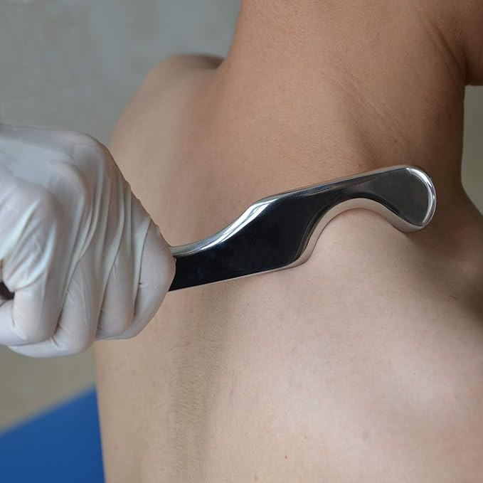 Muscle Scraper Stainless Steel Gua Sha Scraping Massage Tool Set IASTM Tools Great Soft Tissue Mobilization Tool(6pcs)-Ruum Studio Home