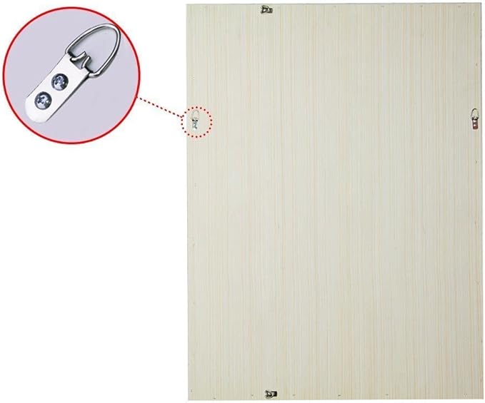 Bathroom Wall Mirror, Decorate Bathroom Mirrors for Wall, Rectangle Modern Bathroom Wall Mounted Mirror Vertical or Horizontal Hanging for Living Room (Silver Frame 32''x24'')-Ruum Studio Home