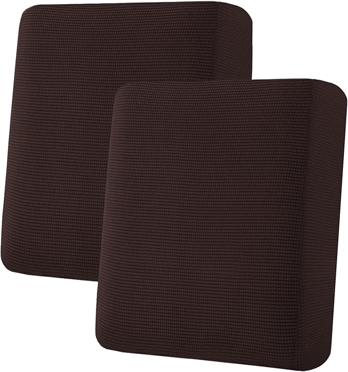 H.VERSAILTEX Super Stretch Stylish Cushions Covers/Furniture Cover Spandex Jacquard Small Checked Pattern Super Soft Slipcover Washable Individual-Ruum Studio Home