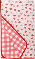 Copper Pearl Jumbo 3-Layer Baby Blanket: Soft Quilts for Boys & Girls | Breathable, Cozy Toddler Blanket | Newborn Quilt | 46x46 Premium Polyester/Rayon | Strawberry-Ruum Studio Home