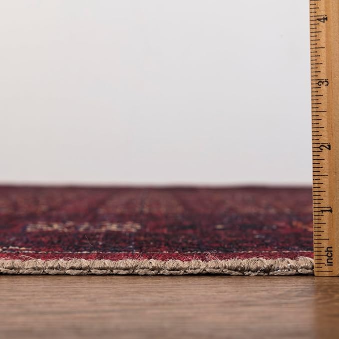 Keen Home Design 2x12 Rug - Machine Washable Runner with Non-Slip Backing, Ideal for Hallway, Entryway, Kitchen, Laundry Room - Vintage, Easy Clean, Durable, Low Pile Rug - (2'6" x 12')-Ruum Studio Home