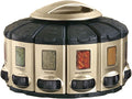KitchenArt 57010 Select-A-Spice Auto-Measure Carousel Professional Series, Satin-Ruum Studio Home