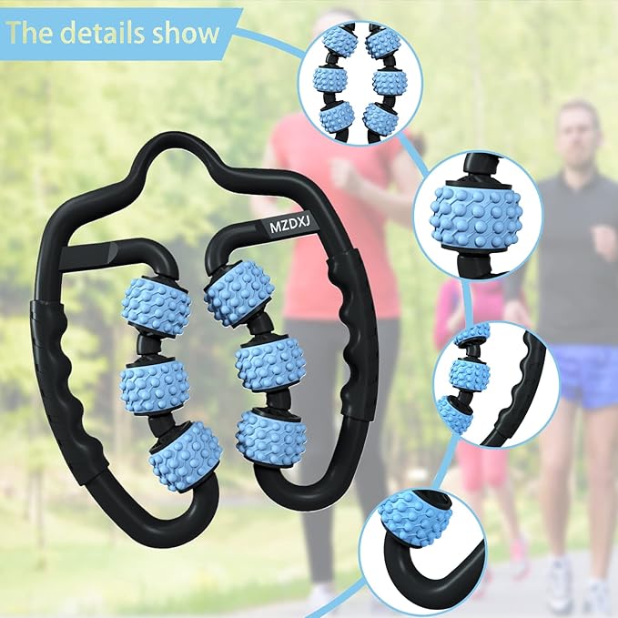Cellulite Massage Tool Deep Fascia Massager & Dimpled Skin Remover for Legs - Anti-Cellulite Roller Tech with Lymphatic Drainage, Smooth Skin & Pain Relief for Thighs & Buttocks Sculpting-Ruum Studio Home