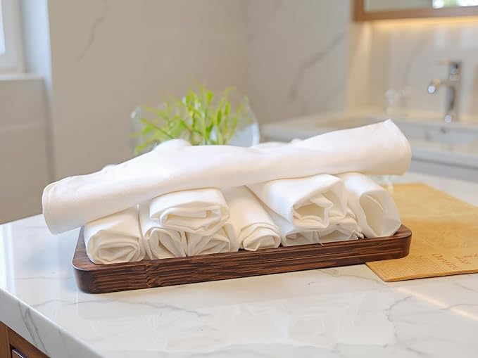 Bamboo Serving Tray – Two Sizes for Breakfast, Tea, Coffee & Snacks – Eco-Friendly Wooden Tray for Bed, Kitchen, Coffee Table, or Decorative Use-Ruum Studio Home