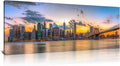 Kalormore New york City Skyline Canvas Wal Art Brooklyn Bridge Picture for Wall-Ruum Studio Home