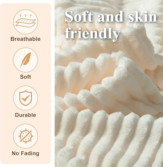 Premium Beige Bean Bag Chair for Adults with Armrest- Ultra Plush Memory Foam Lounge Sofa & Comfy Reading Nook Chair for Bedroom, Living Room & Dorm (White, with Footrest)-Ruum Studio Home